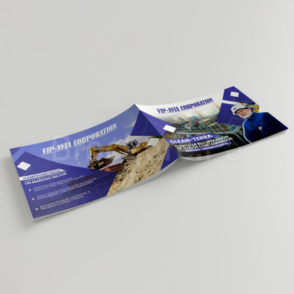 Diseño de Brochure de la empresa VIP AVIA CORPORATION - Brochure.Pe